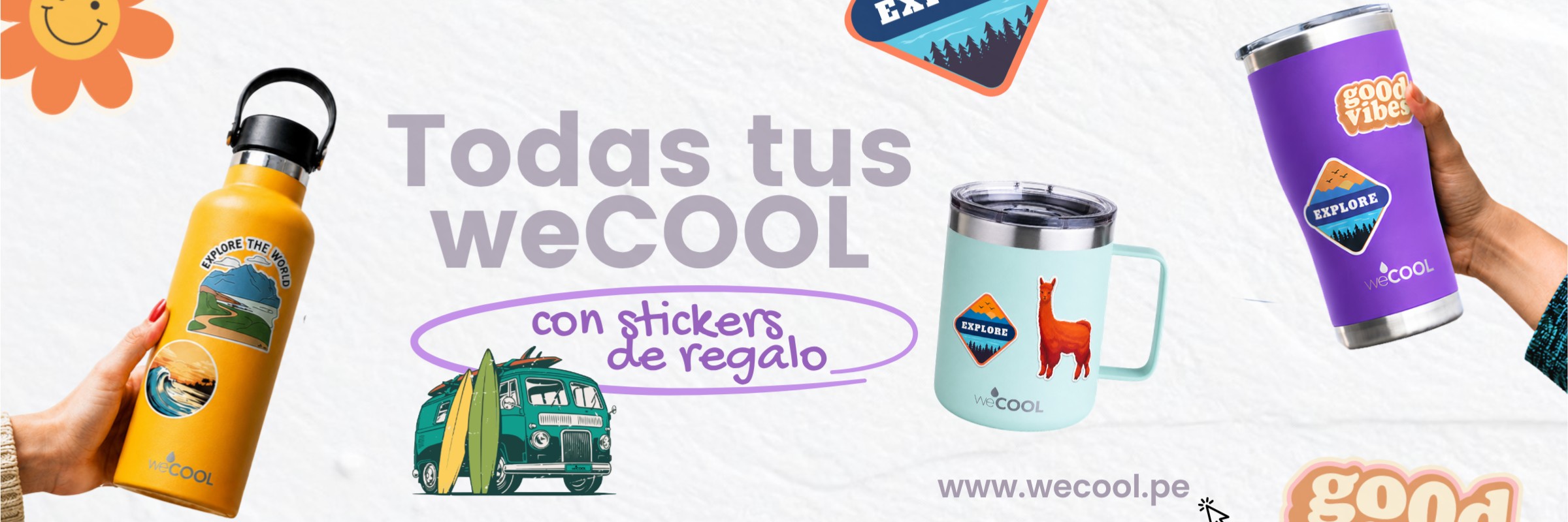 WECOOL HOME 1 banner PC stickers