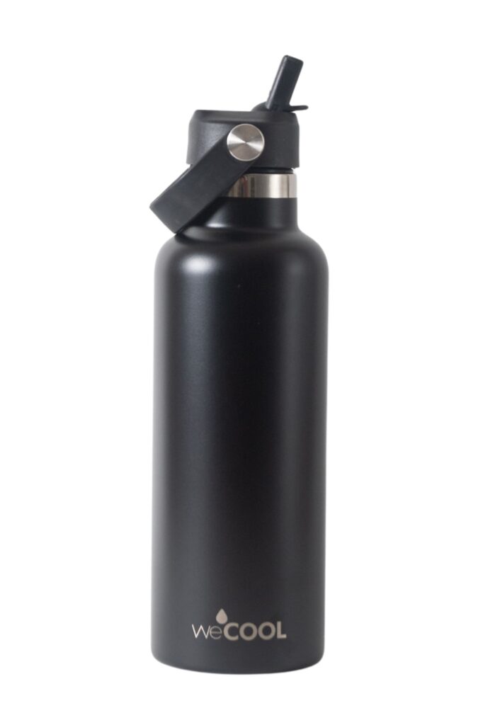 Botella térmica 650ml negra con pico | weCOOL