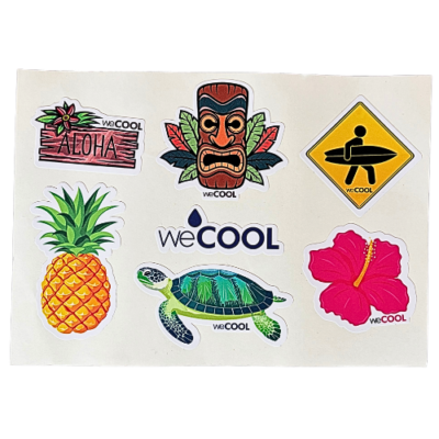 wecool sticker aloha