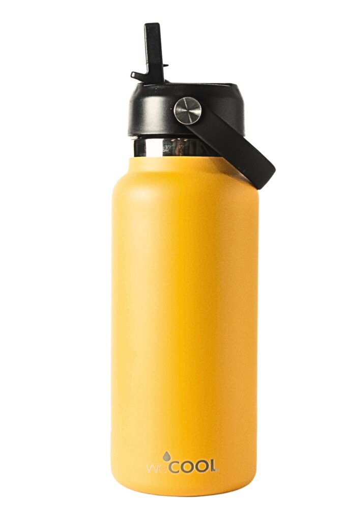 Botella térmica 1000ml amarilla | Botella con pico | weCOOL