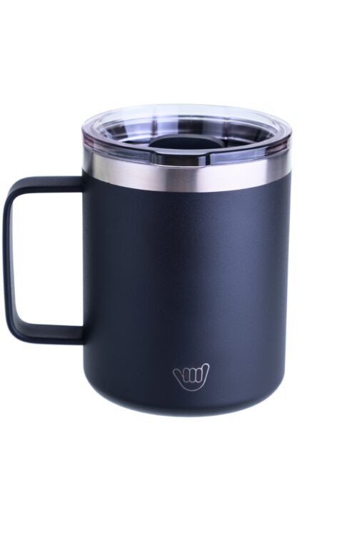 Taza Térmica de Acero Inoxidable Marca weCOOL de máxima calidad y resistente color negro