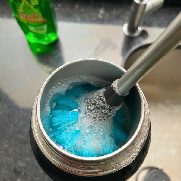 Cepillo para Botellas de Acero Inoxidable con Cerdas de Nailon 1 Te acompaña a todos lados
