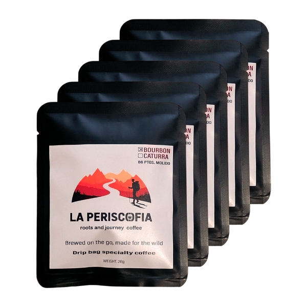 Drip Bags de Café de Especialidad Bourbon – Pack x5 3 taza